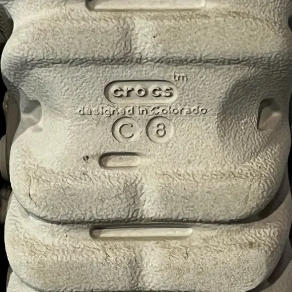 CROCS Kids' Light Gray Sandals - Picture 5 of 5